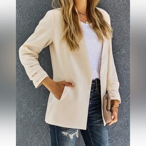 Cream blazer